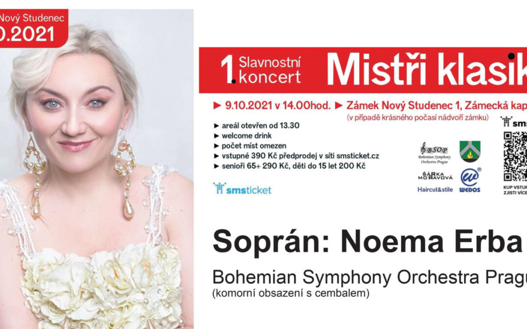 Mistři klasiky – Zámek Nový Studenec 9.10.2021