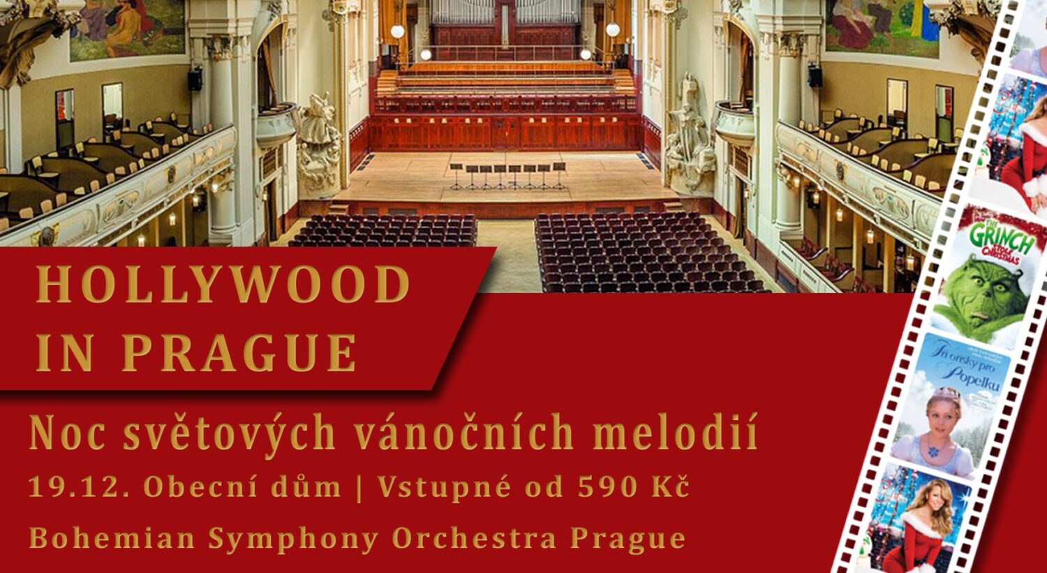 Hollywood in Prague: Noc světových vánočních melodií