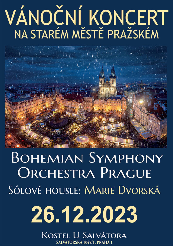 Vánoční koncert 26.12.2023 1 Vánoční koncert Bohemian Symphony Orchestra Prague (BSOP)