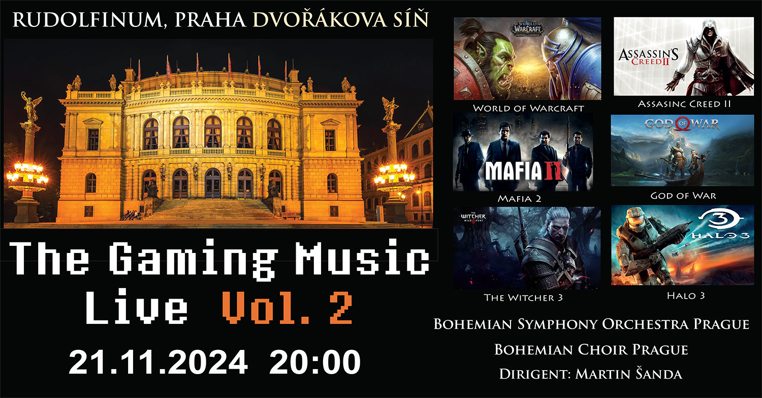 The Gaming Music Live Vol. 2 - Rudolfinum 21.11.2024