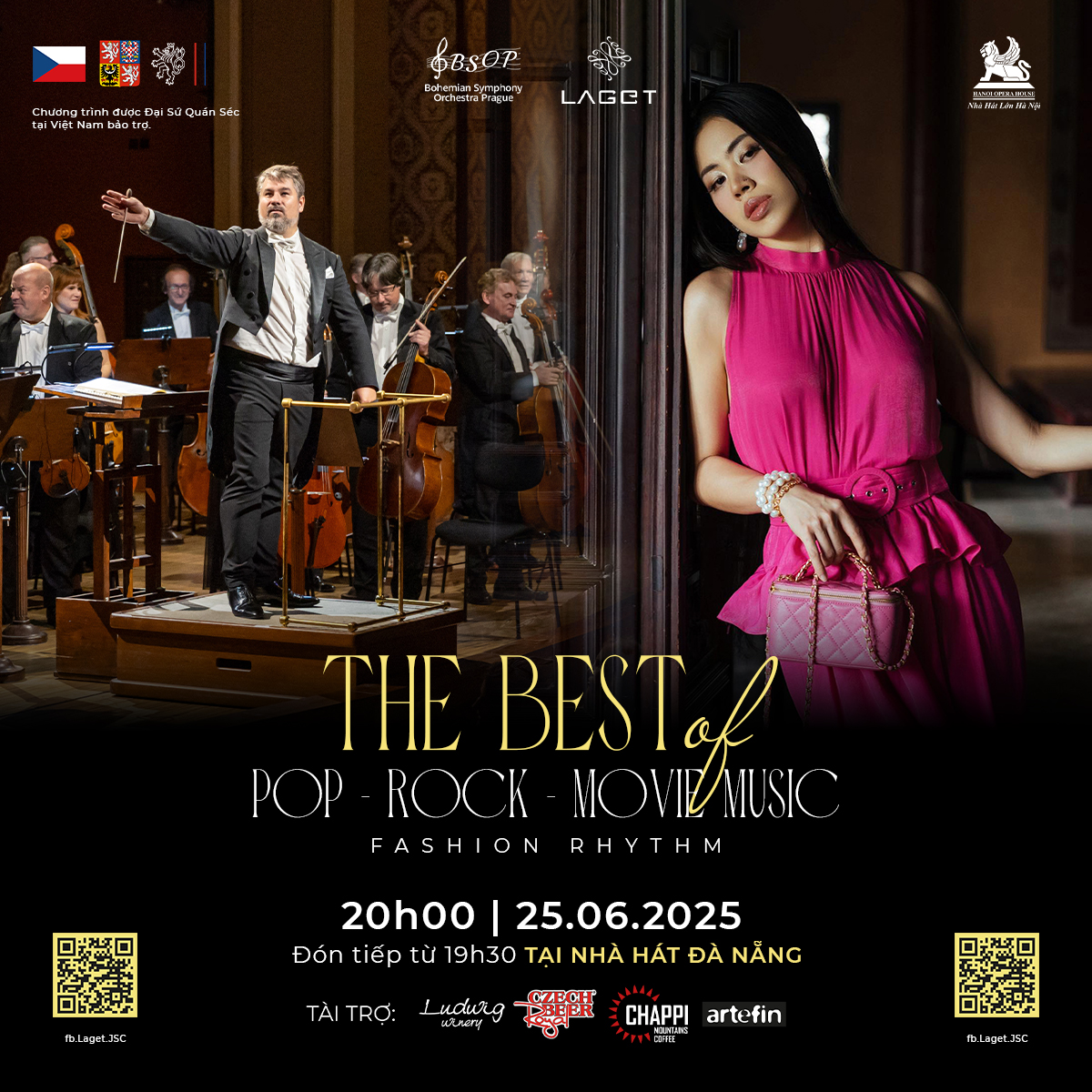 The Best Of Pop - Rock - Movie Music Opera Da Nang Bohemian Symphony Orchestra Prague (BSOP)