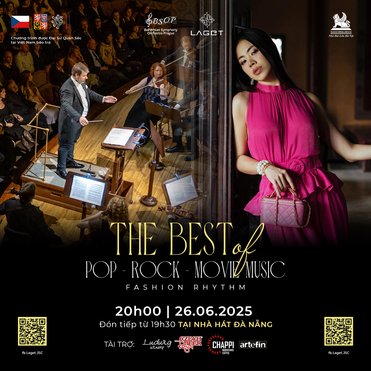 The Best Of Pop - Rock - Movie Music Opera Da Nang Bohemian Symphony Orchestra Prague (BSOP)