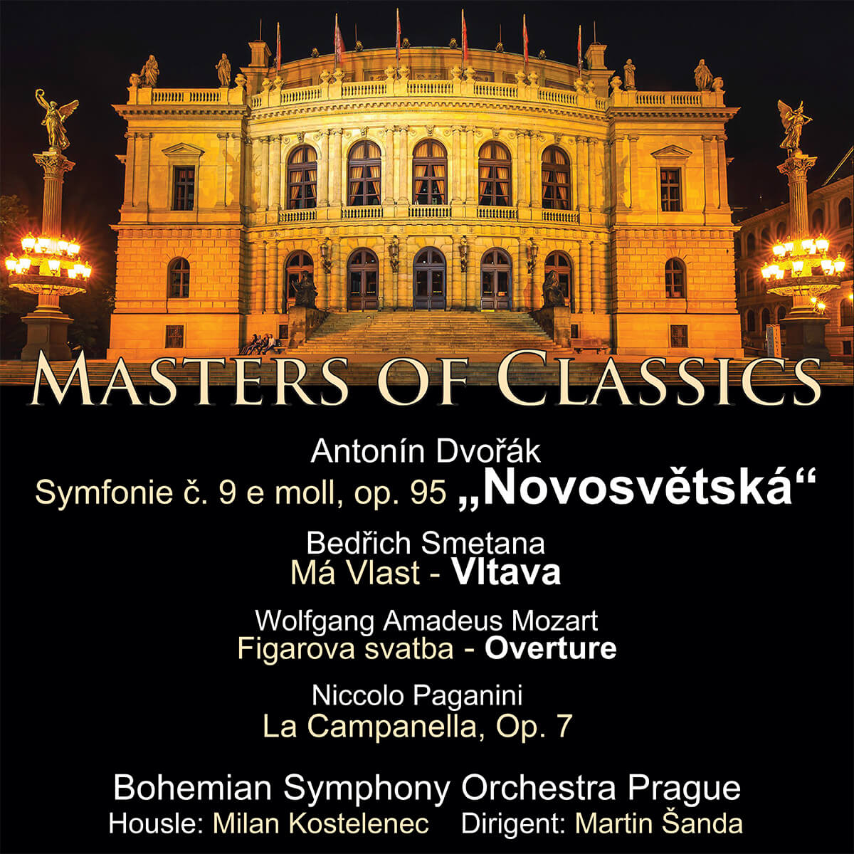 Masters of Classics Novosvětská Paganini Rudolfinum Bohemian Symphony Orchestra Prague 10.10.2025
