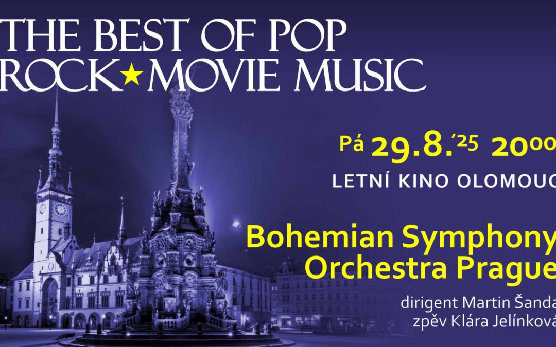 The Best of Pop – Rock – Movie Music – Letní kino Olomouc 29.08.2025