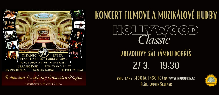 Hollywood Classic 27.03.2026 Zámek Dobříš