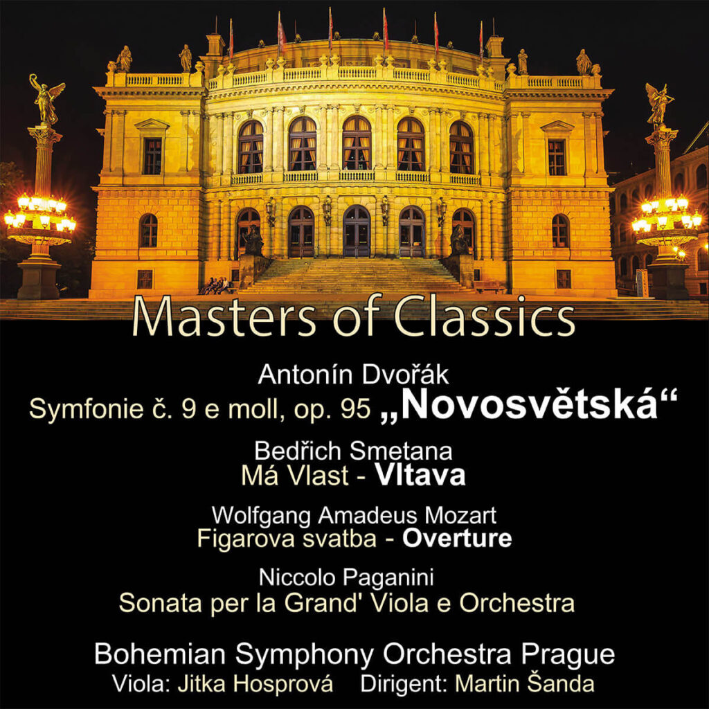 Masters of Classics Novosvětská Nicolo Paganini Rudolfinum Bohemian Symphony Orchestra Prague 26.11.2026 Jitka Hosprová Viola, Martin Šanda
