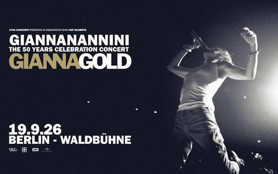 GIANNAGOLD The 50-Year Album Celebration Gianna Nannini 19.09.2026 Waldbühne Berlin 8 GIANNAGOLD The 50-Year Album Celebration Gianna Nannini 19.09.2026 Waldbühne Berlin