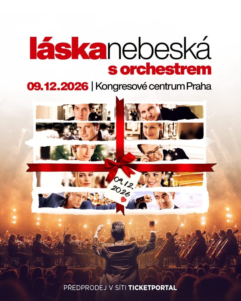 Láska nebeská | Love Actually 9.12.2026 ve 20:00 Kongresové Centrum Praha 1 Láska nebeská Love Actually in concert 9.12.2026 Kongresové centrum Praha Bohemian Symphony Orchestra Prague BSOP Dirigent: Martin Šanda